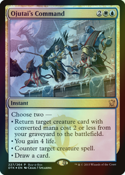 MTG Ojutai's Command Buyabox Foil ** Dragons of Tarkir Promos ** English (LP) - Image 1