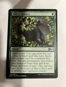 Veil of Summer - 2020 Core Set M20 - Magic the Gathering MTG Nice! - Image 1