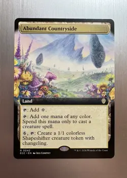 Abundant Countryside - 42 - MTG: Lorwyn Eclipsed - Extended Art - Rare - Regular - Image 1