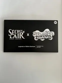 MtG Secret Lair Spongebob Legends of Bikini Bottom Foil New Sealed - Image 1