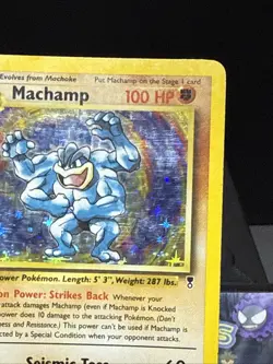 Pokemon Card Machamp 15/110 Legendary Collection Set Holo Rare Light Play - Image 2