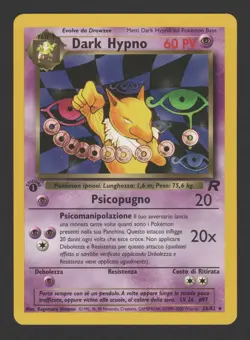 Dark Hypno Team Rocket 1a Edizione 26/82 ITA – Carta Pokemon Rara - Image 1