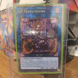YuGiOh! I:P Masquerena 1st Edition (Quarter Century Secret Rare) RA02-EN042 - Image 1