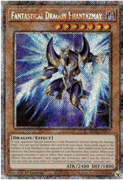 Yugioh! - Fantastical Dragon Phantazm - RA02-EN013 - Platinum Secret Rare-NM/M - Image 1