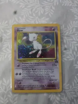 Pokemon Mew 09/53 Wotc Promo Holo Card English TCG Basic 50 HP Psychic 1999 - Image 1