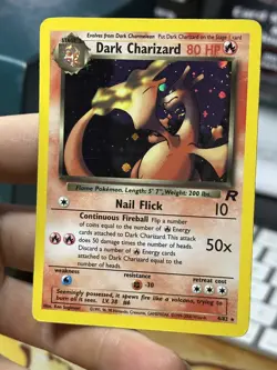 Dark Charizard 4/82 Team Rocket 2000 Holo Rare WOTC Pokemon Card TCG - Image 4
