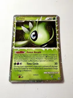 Celebi Prime Holo Ultra Rare Card 92/102 Pokemon Triumphant *SWIRL* NM Near Mint - Image 1