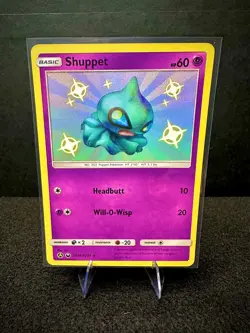 Shuppet SV16/SV94 Sun & Moon Hidden Fates Shiny Holo Pokemon TCG Card NM - Image 1