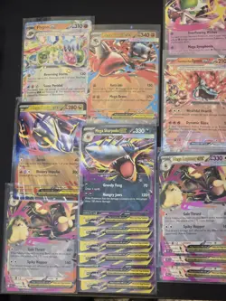 Pokemon TCG - Textured ex Card Lot - 30x - Prismatic, Mega Evolution, Phantasmal - Image 3