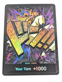 Rob Lucci Foil Don!! PRB-01 One Piece Card Game The Best Premium Booster English - Image 1