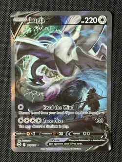 Pokemon Cards Lugia V 186/195 Silver Tempest Rare Ultra - Image 1