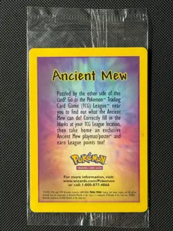 Pokemon Cards Ancient Mew SEALED Promo 1999-2000 Movie Promo WOTC - Image 1