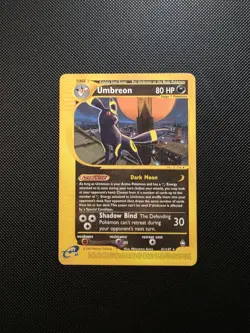 Pokemon TCG 2002 Umbreon Aquapolis 41/147 Non Holo Rare Card - Image 1
