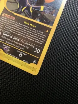 Pokemon TCG 2002 Umbreon Aquapolis 41/147 Non Holo Rare Card - Image 5