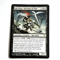 Ink-Eyes, Servant of Oni 71 R Betrayers of Kamigawa Magic the Gathering MTG LP - Image 1