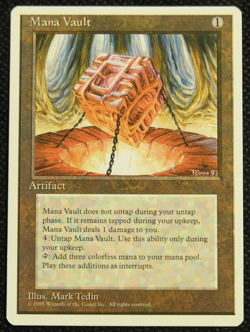 Mana Vault - 4th Edition - Magic the Gathering MTG *MINT* - Image 1