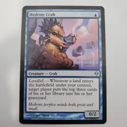 MTG Magic the Gathering Hedron Crab (47/280) Zendikar - Image 1