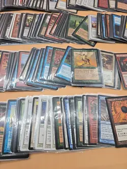 700+ MTG Magic The Gathering OLD School VINTAGE 1993 To 2005 All Sleeved - Image 3