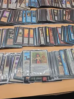 700+ MTG Magic The Gathering OLD School VINTAGE 1993 To 2005 All Sleeved - Image 4