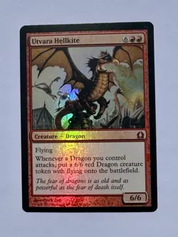 MTG ** UTVARA HELLKITE ** FOIL ** Return to Ravnica RTR ** LP ** Magic - Image 1