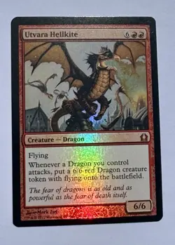MTG ** UTVARA HELLKITE ** FOIL ** Return to Ravnica RTR ** LP ** Magic - Image 2
