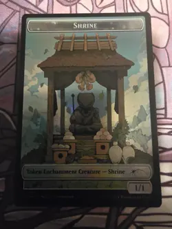 Shrine Token (Rainbow Foil) Secret Lair Drop Foil X2 - Image 1