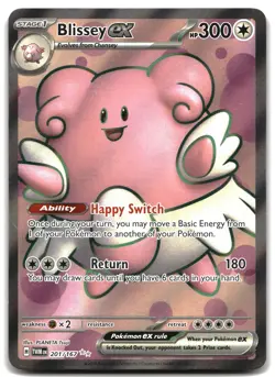 Blissey ex - 201/167 Holo SV06: Twilight Masquerade Pokemon TCG NM - Image 1