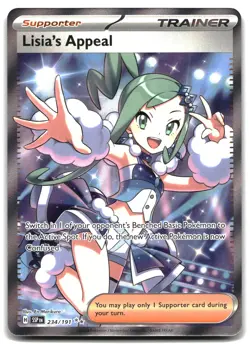 Lisia's Appeal - 234/191 Holo SV08: Surging Sparks Pokemon TCG NM - Image 1