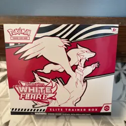 Pokemon TCG Scarlet & Violet White Flare Elite Trainer Box ETB FACTORY SEALED - Image 1