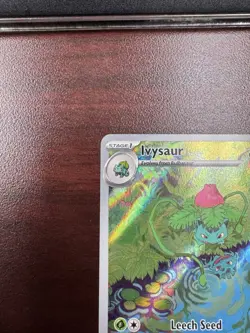 Ivysaur 167/165 Scarlet & Violet 151 Illustration Rare Full Art Pokemon TCG - Image 3