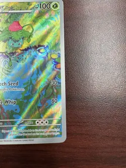 Ivysaur 167/165 Scarlet & Violet 151 Illustration Rare Full Art Pokemon TCG - Image 5