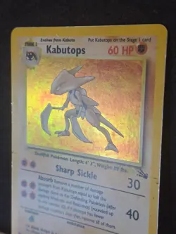 Kabutops 9/62 Fossil | Holo Rare | Pokemon WOTC 1999 Heavy Played - Image 3