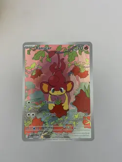 2025 POKEMON WHITE FLARE PANSEAR 099/086 ILLUSTRATION RARE NM Fast Shipping - Image 1