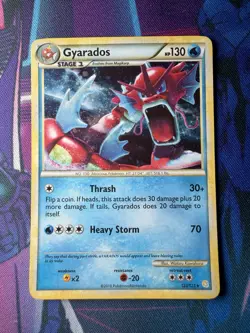 Gyarados (Shiny) 123/123 - Pokemon HeartGold & SoulSilver Holo Rare - Image 1