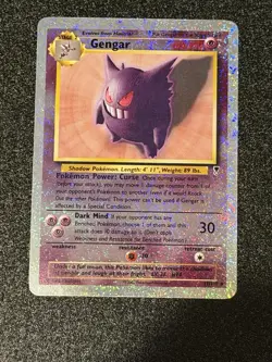 Pokemon Gengar 2002 Legendary Collection Reverse Holo Rare - Image 1