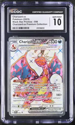 Charizard ex 056 CGC 10 - 2023 Pokemon SV Scarlet Violet Promos Premium Coll. - Image 1