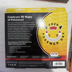 4X POKEMON DAY 2026 COLLECTION - 30TH ANNIVERSARY BRAND NEW & SEALED TCG - Image 2