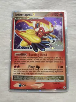 Infernape LV.X 121/130 Diamond and Pearl Holo Pokemon - Image 1
