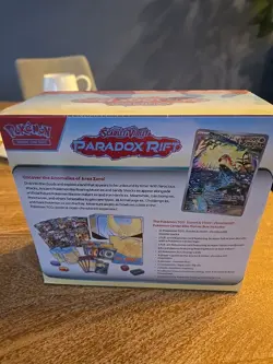 Pokemon Center ETB - SV04 Paradox Rift (Roaring Moon) Elite Trainer Box - Sealed - Image 3