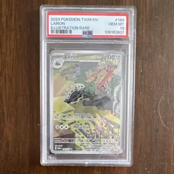 Pokemon TCG Lairon 184/167 Twilight Masquerade Illustration Rare Holo PSA 10 - Image 1