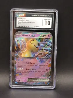 2023 Pokemon Mimikyu EX 004 Black Star Promo Holo CGC 10 GEM MINT - Image 1