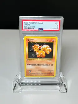 1999 Pokemon Base Set Vulpix 1st Edition 68/102 PSA 5 EX Vintage - Image 1