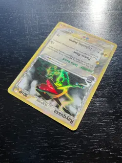 Pokemon Ultra Rare Rev-Holo Rayquaza 13/113 Delta Species MP - Image 4