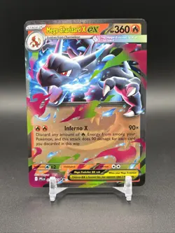 Pokemon TCG Mega Charizard X Ex 013/094 Phantasmal Flames Double Rare NM - Image 1