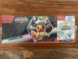 Sam’s Club Exclusive Pokemon Prismatic Evolutions Surprise Box & Booster Bundle - Image 1