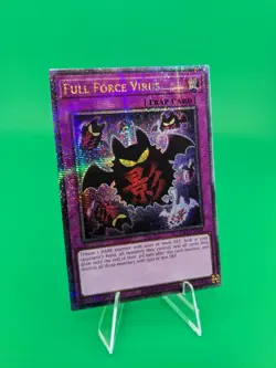 Yu-Gi-Oh! Full Force Virus RA03-EN267 Quarter Century Secret Rare - Image 1