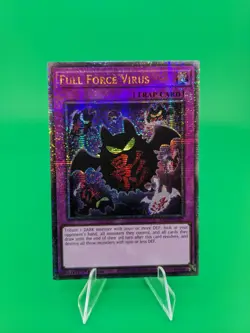 Yu-Gi-Oh! Full Force Virus RA03-EN267 Quarter Century Secret Rare - Image 3