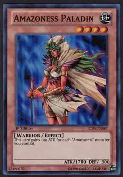 Yugioh Amazoness Paladin LCJW-EN087 Super Rare 1st Ed - VLP - Image 1