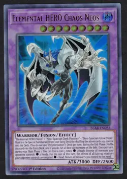 Yugioh Elemental Hero Chaos Neos BLAR-EN055 Ultra Rare 1st Ed - NM - Image 1