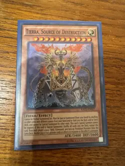 Tierra, Source of Destruction - RATE-EN027 - Super Rare - Unlimited Edition NM - Image 1